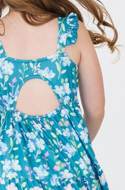 Floral Breeze Ruffle Maxi Dress | Girls Sizes 2T–12