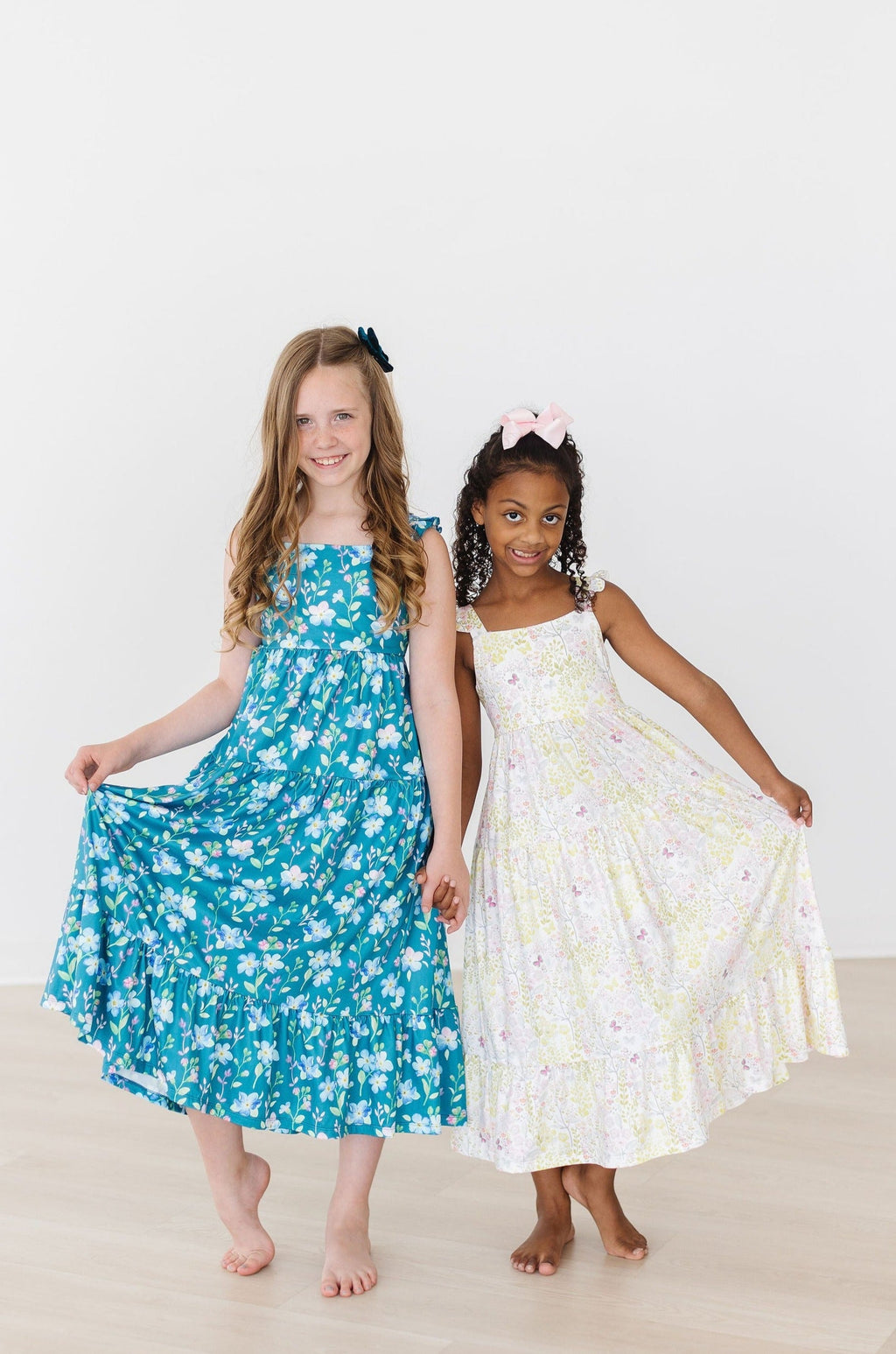Floral Breeze Ruffle Maxi Dress | Girls Sizes 2T–12
