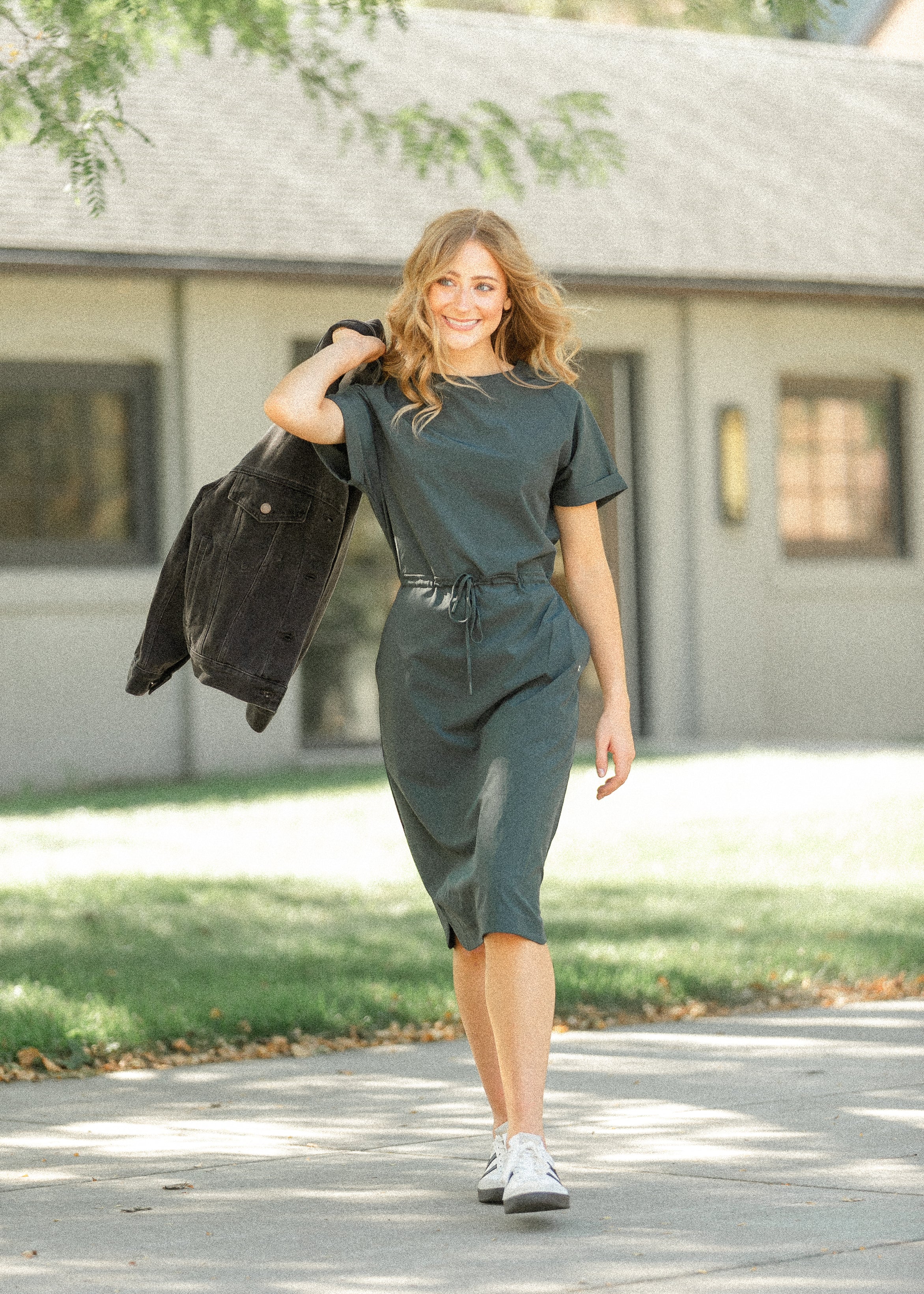 Rory Athletic Midi Dress | SPF Protection, Quick-Dry & Modest