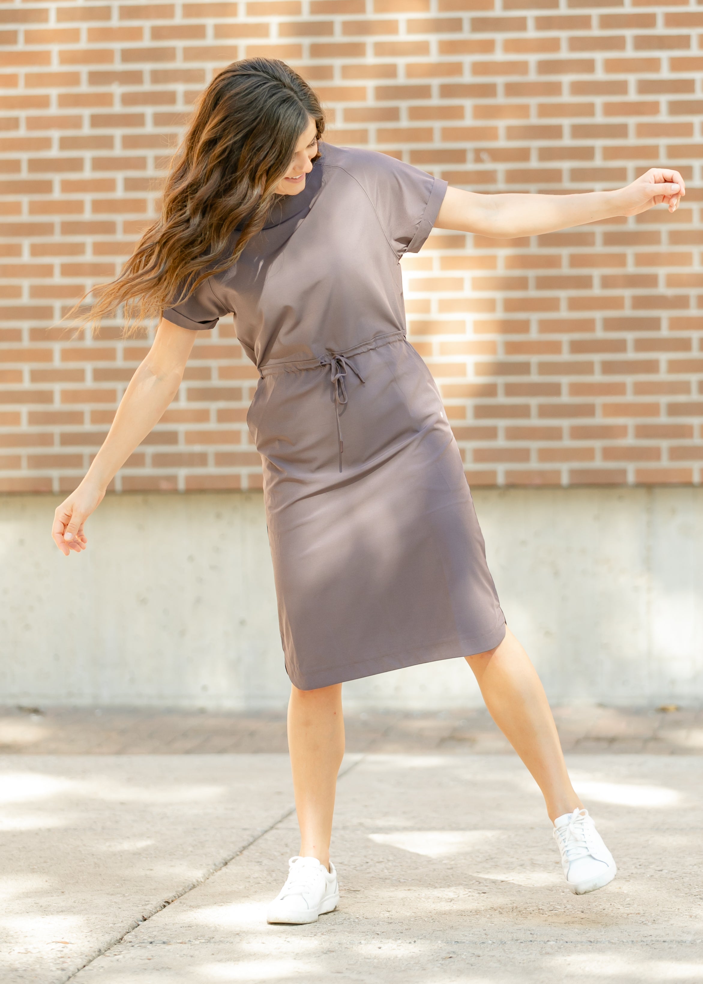 Rory Athletic Midi Dress | SPF Protection, Quick-Dry & Modest