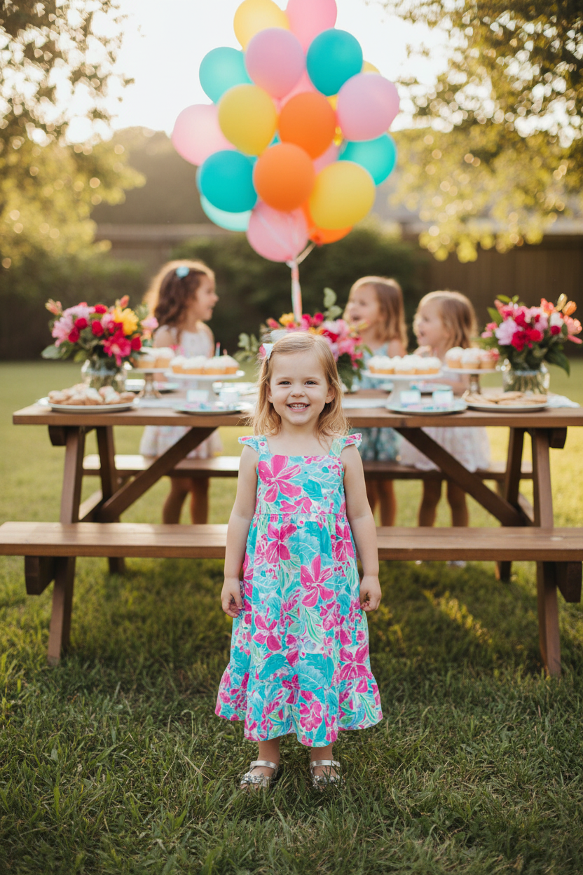 Tropical Punch Dress - Birthday Party